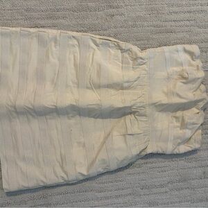 J. Crew Cream Strapless Dress